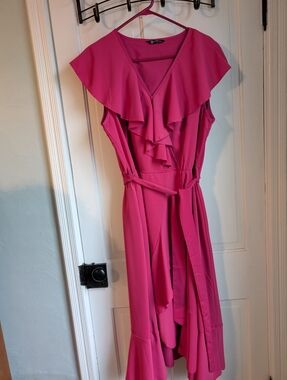 Summer Dress, Hot Pink, XL